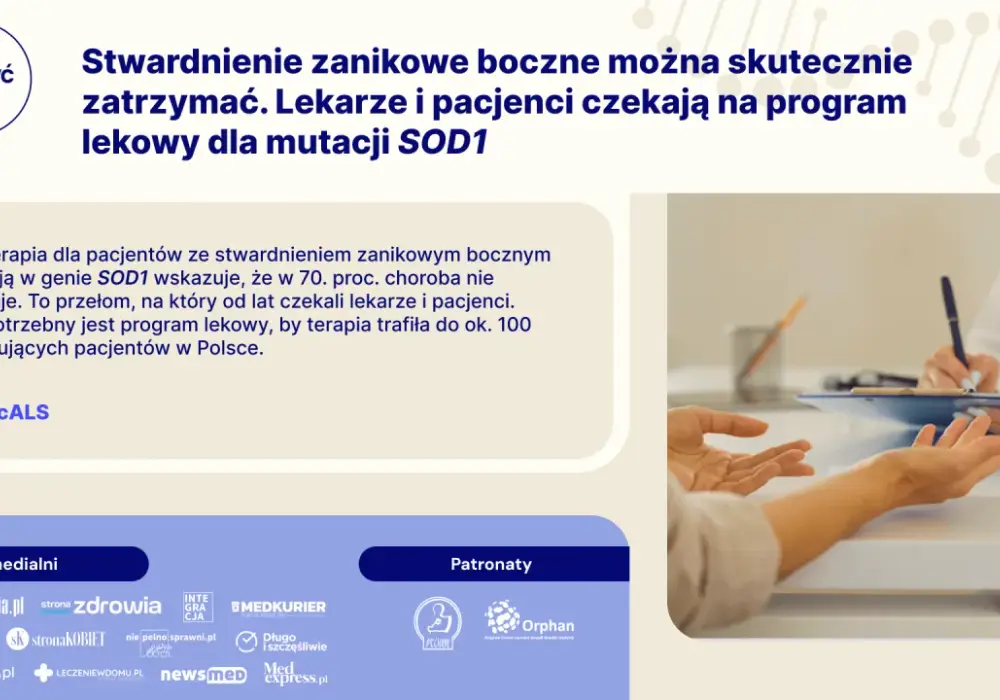 ALS - Nowy lek Tofersen. Kto może skorzystać?