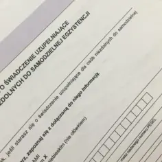 Wniosek o świadczenie uzupełniające dla osób niezdolnych do samodzielnej egzystencji. Dokument ZUS.