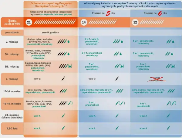 Szczepionka 6w1 - czy warto? Schemat, koszty, bezpieczeństwo